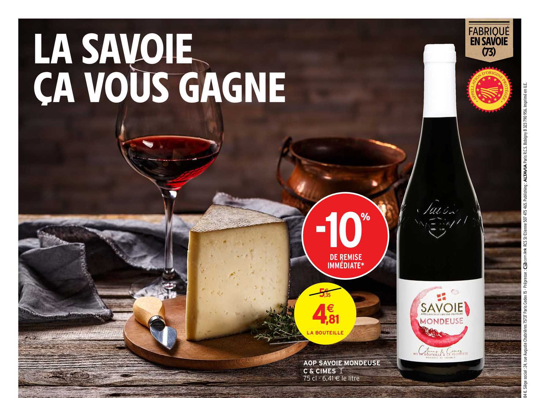 aop savoie mondeuse c & cimes