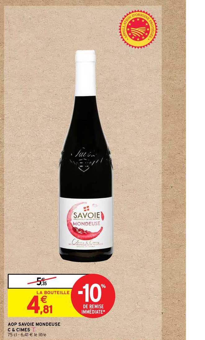 aop savoie mondeuse c & cimes