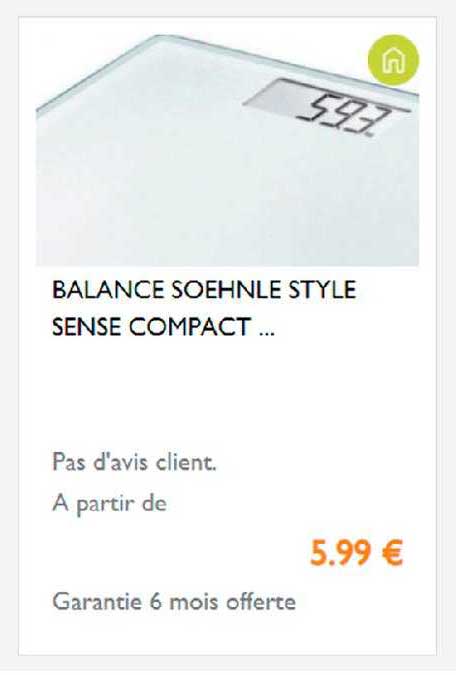 balance soehnle style sense compact