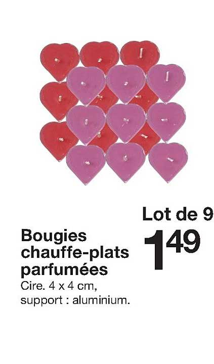 Bougies Chauffe-plats Parfumées
