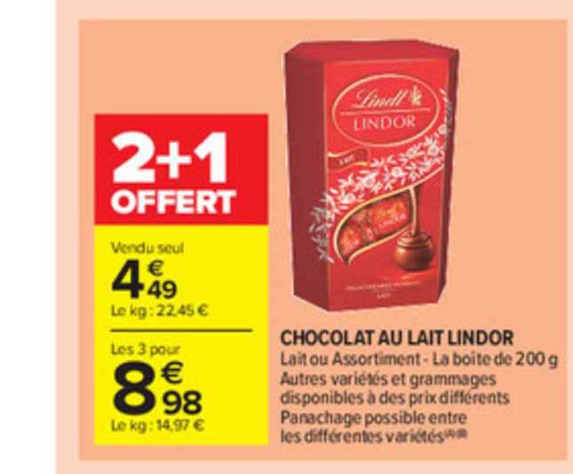 Chocolat Au Lait Lindor