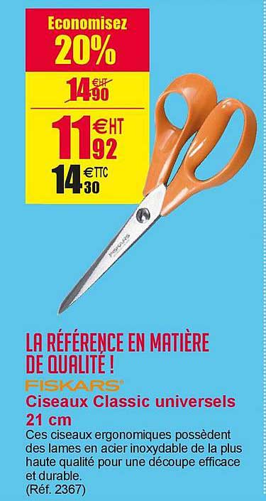 ciseaux classic universels 21 cm fiskars