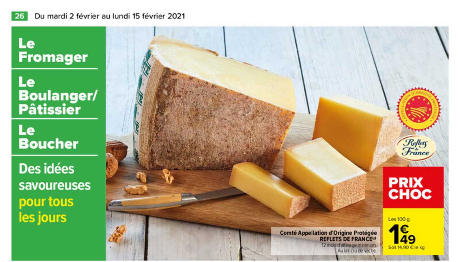 comté appellation d'origine protégée reflets de france