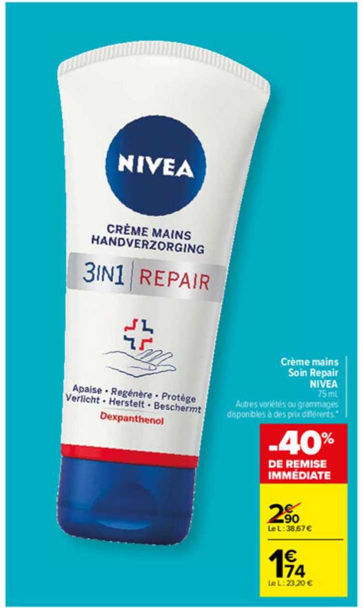 Crème Mains Soin Repair Nivea