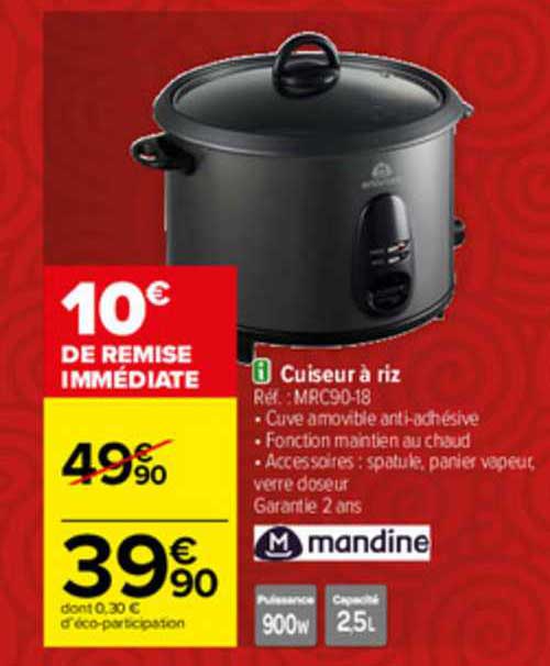 Cuiseur à Riz Mandine