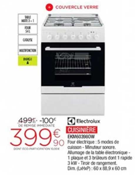 Cuisinière Electrolux