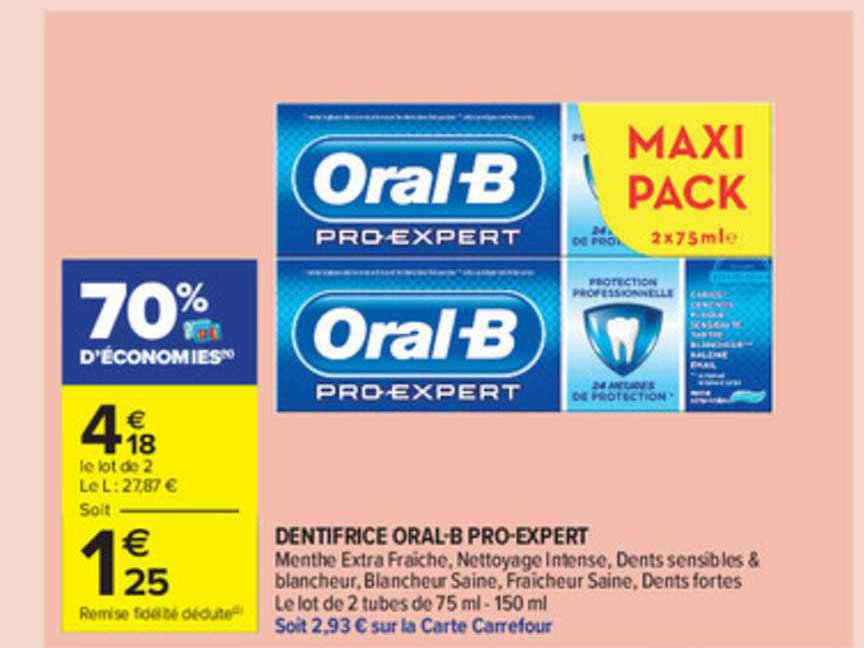 dentifrice oral-b pro-expert