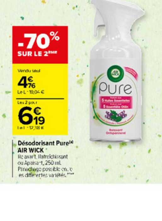 désodorisant pure air wick