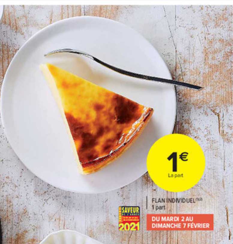 flan individuelle 1 part