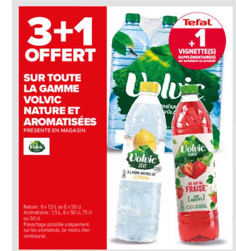 La Gamme Volvic Nature Et Aromatisées