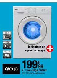 lave-linge hublot