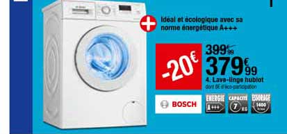 lave-linge hublot bosch