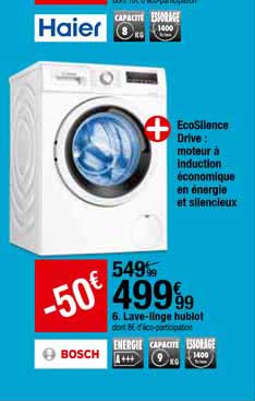 lave-linge hublot bosch