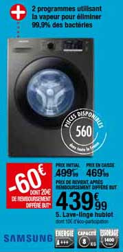 lave-linge hublot samsung
