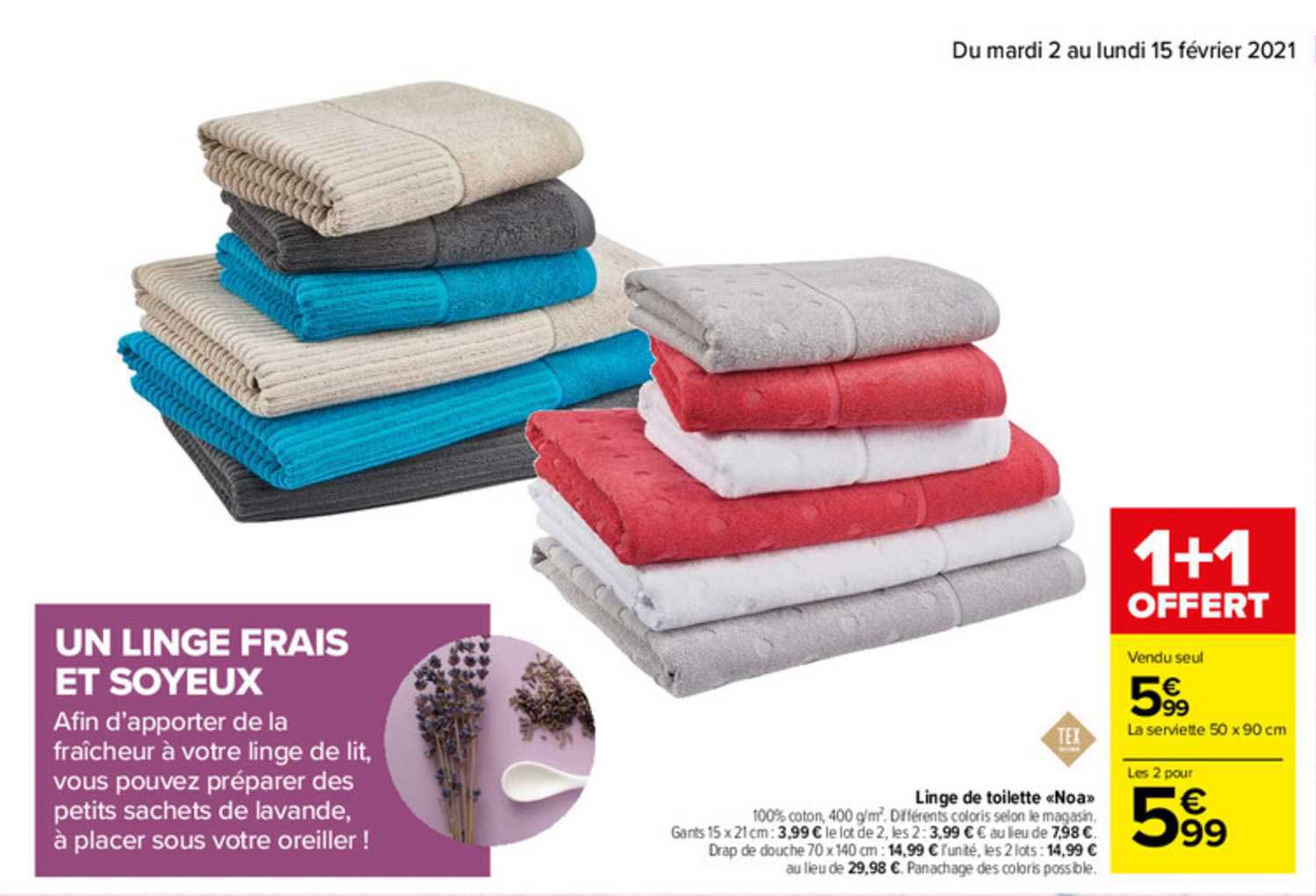 Linge De Toilette «noa» Tex Home