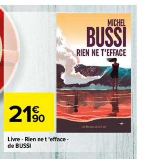 livre - rien ne t'efface - de bussi