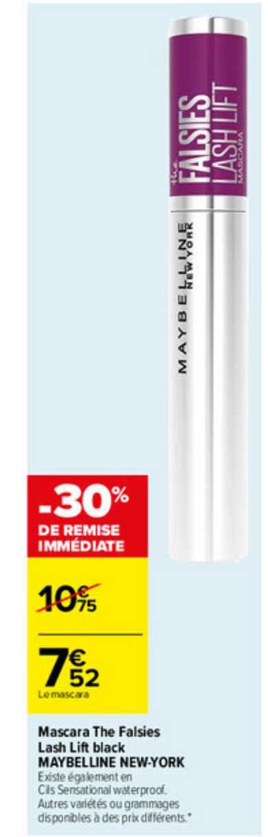 mascara the falsies lash lift black maybelline new-york