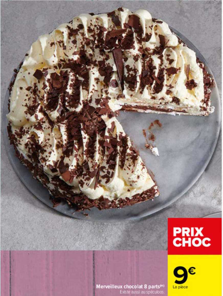 merveilleux chocolat 8 parts