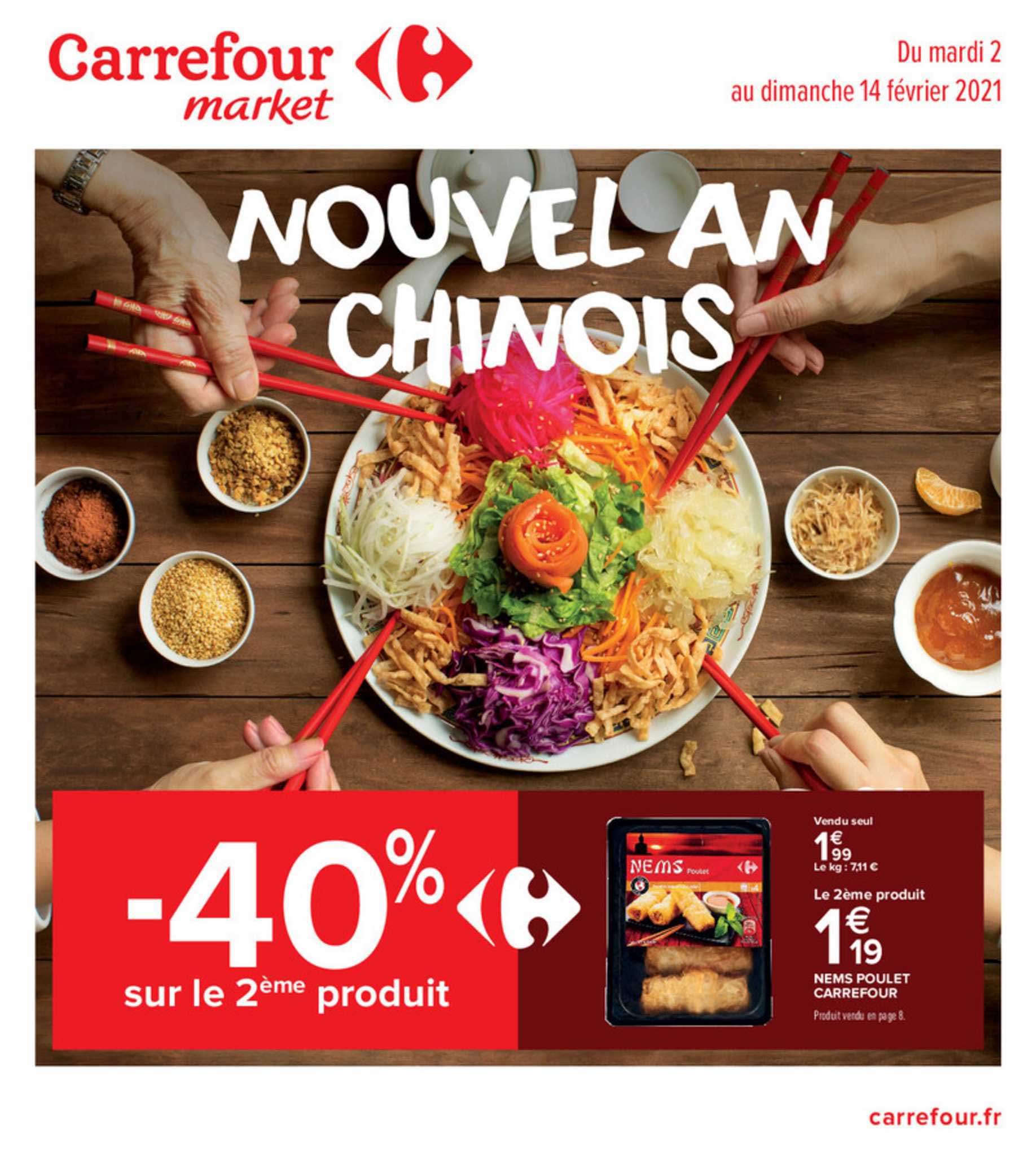 Nems Poulet Carrefour