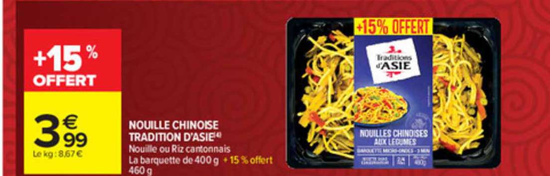 nouille chinoise tradition d'asie