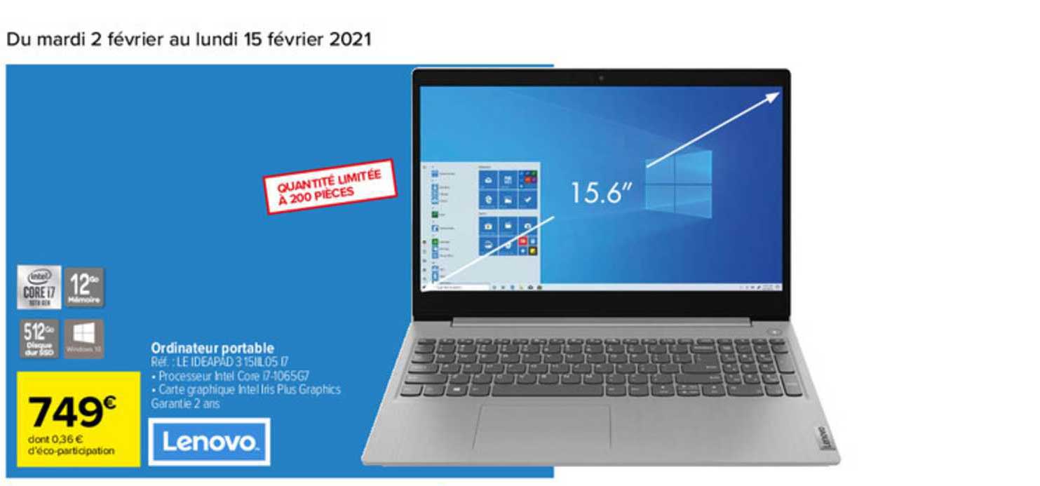 Ordinateur Portable Lenovo