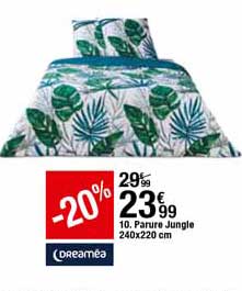 Parure Jungle 240 X 220 Cm Dreaméa