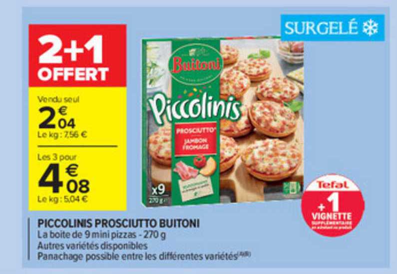 Piccolinis Prosciutto Buitoni