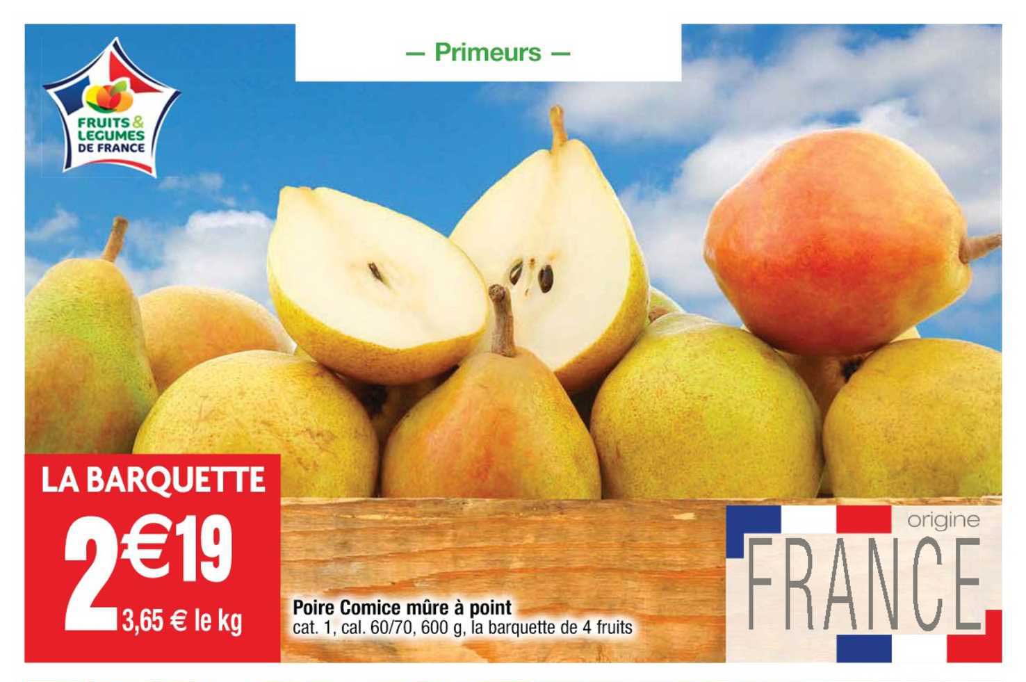 Poire Comice Mûre à Point