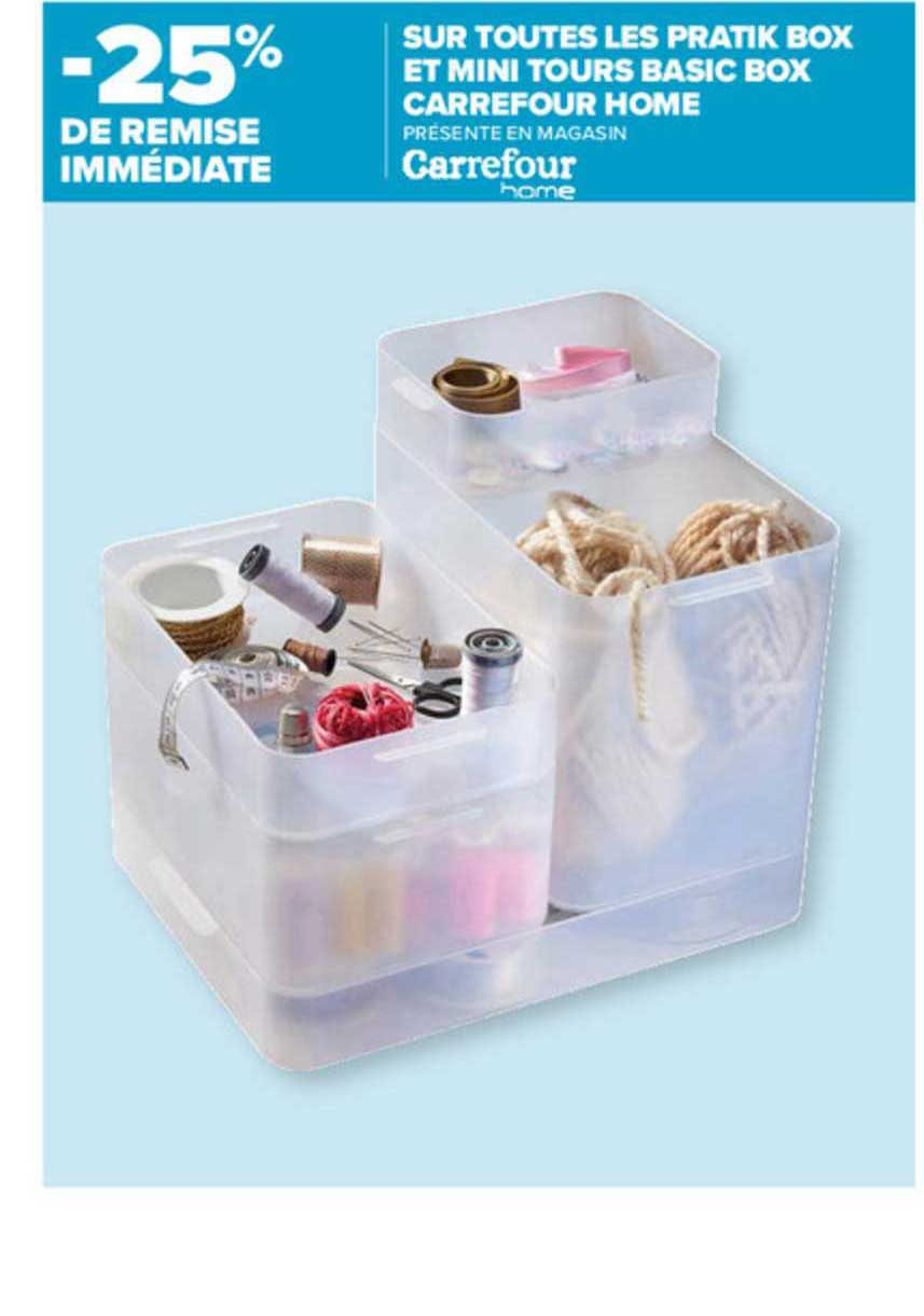 pratik box et mini tours basic box carrefour home