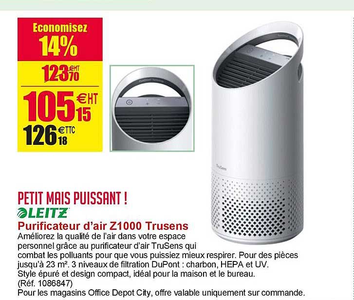purificateur d'air z1000 trusens
