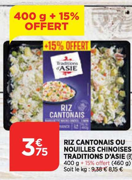 riz cantonais ou nouilles chinoises traditions d'asie