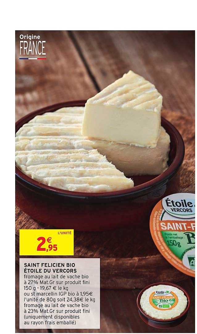 saint felicien bio étoile du vercors