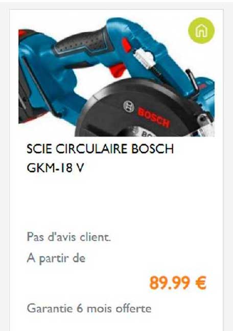 Scie Circulaire Bosch Gkm-18v
