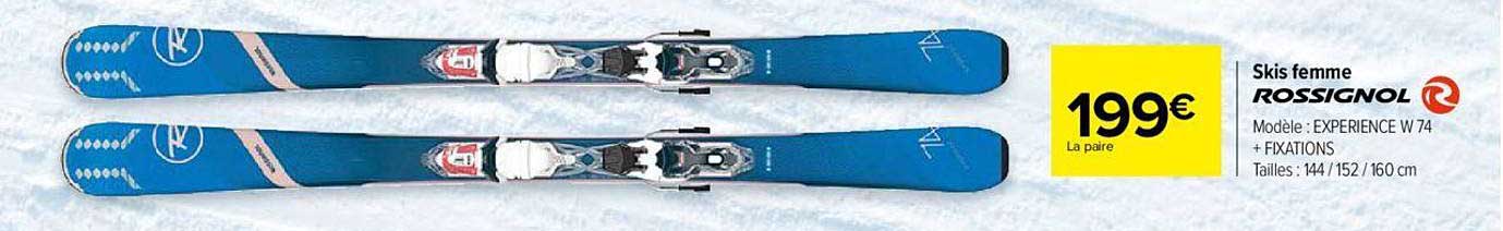 skis femme rossignol