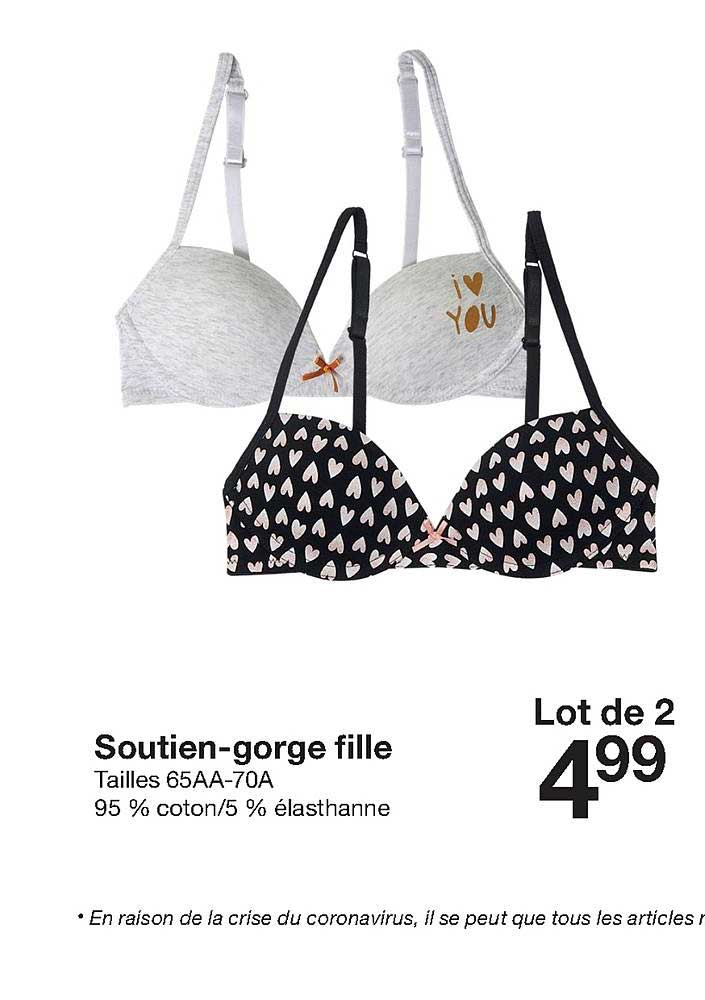 soutien-gorge fille