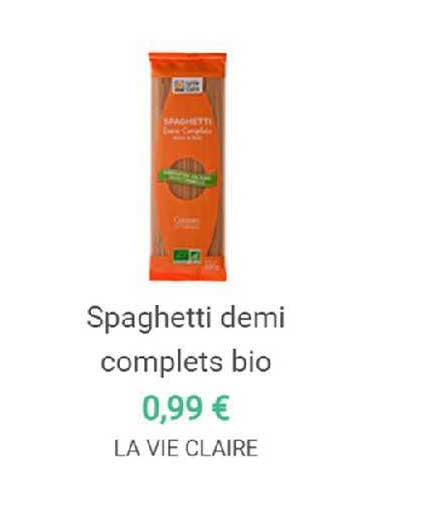 spaghetti demi complets bio