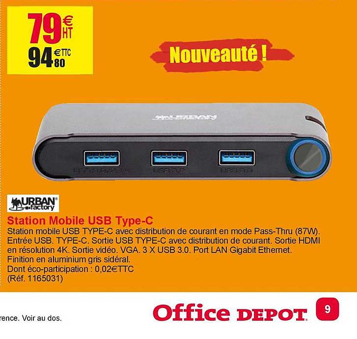 Station Mobile Usb Type-c