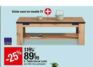 table basse lazio