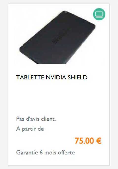 tablette nvidia shield