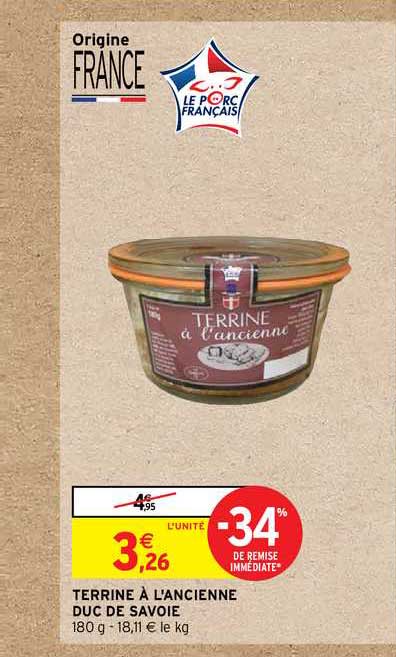 Terrine à L'ancienne Duc De Savoie