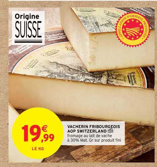 vacherin fribourgeois aop switzerland
