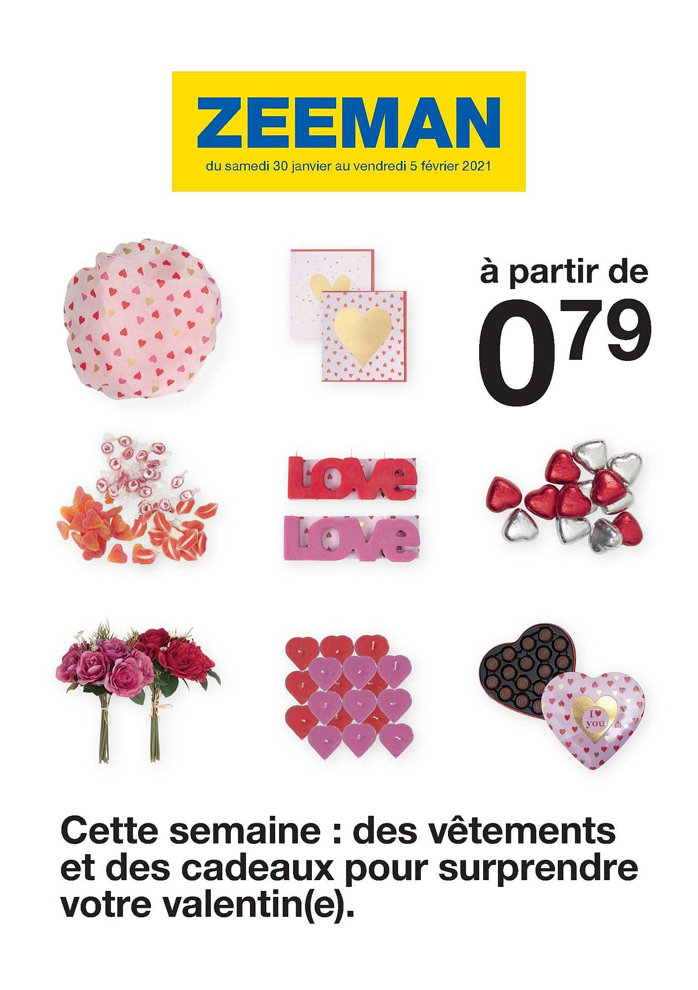 vêtements et cadeaux pour surprendre votre valentine