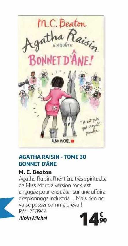 agatha raisin - tome 30 bonnet d'âne m. c. beaton