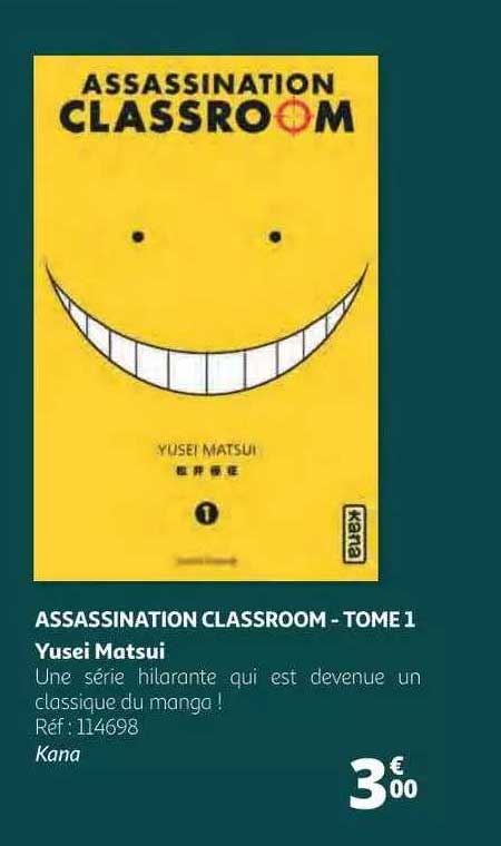 assassination classroom - tome 1 yusei matsui