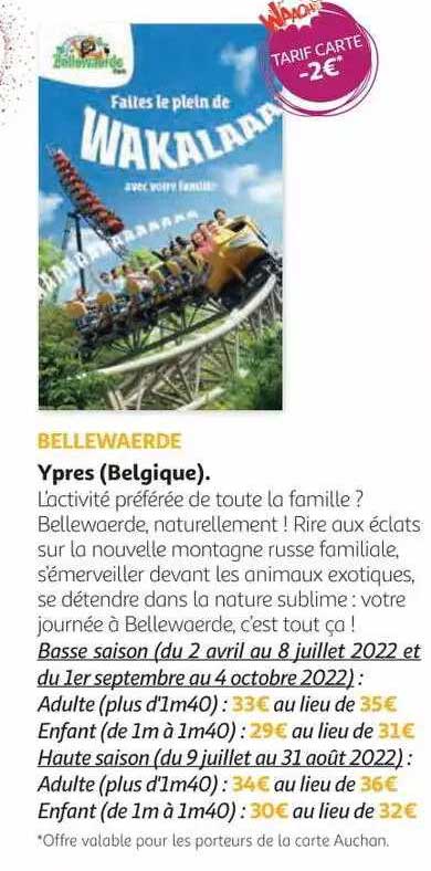 bellewaerde ypres (belgique)