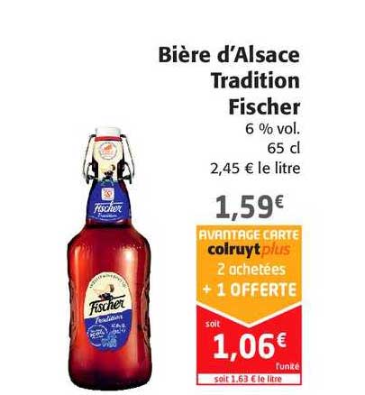 Bière D'alsace Tradition Fischer