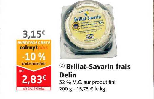 brillat-savarin frais delin