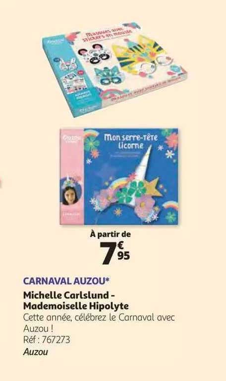 carnaval auzou michelle carlslund - mademoiselle hipolyte