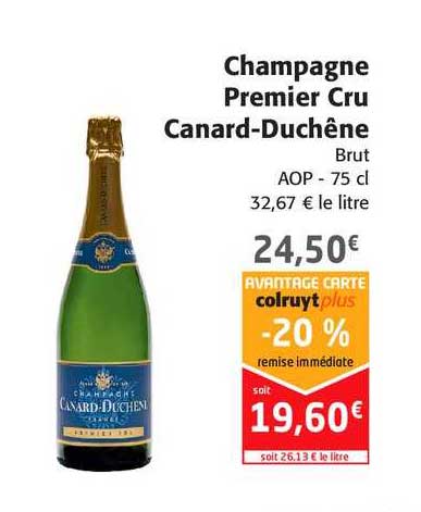 champagne premier cru canard-duchêne