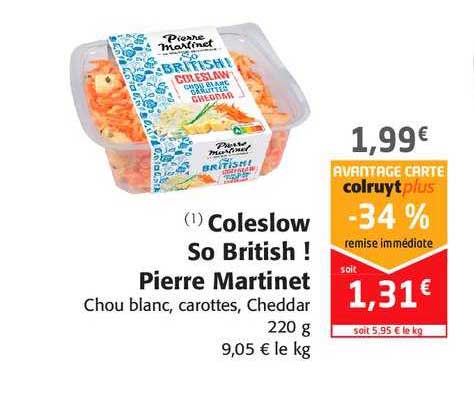 coleslow so british ! pierre martinet